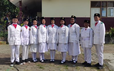 Paskibraka di SMPN 2 Wagir Malang